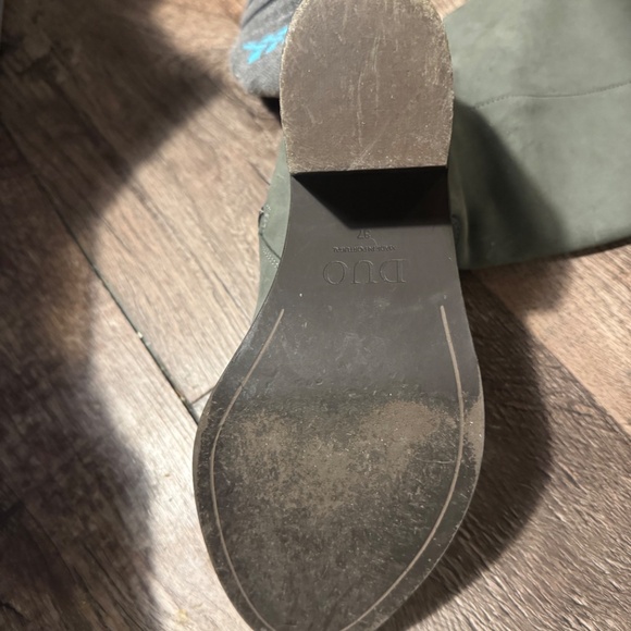 Gray Duo Boots in “Henrietta” size 6.5/wide calf - Picture 2 of 8